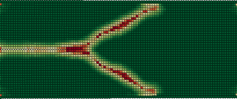 Peridynamics crack